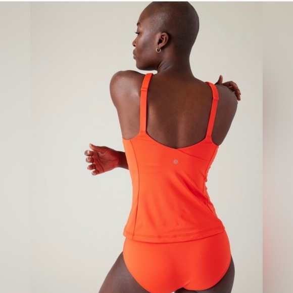 NWOT-Athleta Vermillion Crossed Tankini S - Picture 5 of 7